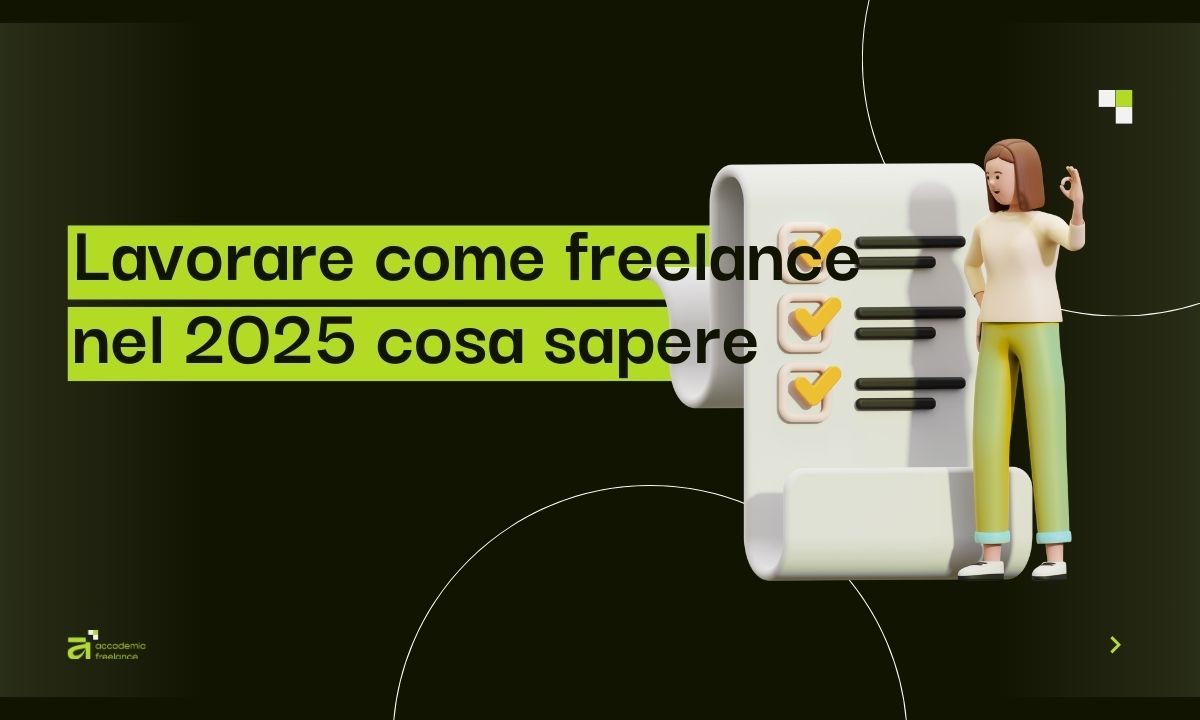 Lavorare come freelance nel 2025 cosa sapere